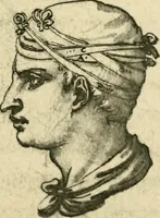 An illustration from Collection de chirurgiens grecs avec dessins attribués au Primatice. Reproduction réduite des 200 dessins du Manuscrit latin 6866 de la Bibliothèque nationale (1908)