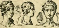 An illustration from Collection de chirurgiens grecs avec dessins attribués au Primatice. Reproduction réduite des 200 dessins du Manuscrit latin 6866 de la Bibliothèque nationale (1908)