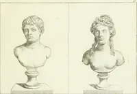 Picture 48 of 73 from Collection de sculptures antiques, grecques et romaines : trouvées a Rome dans les ruines des Palais de Neron, et de Marius .. (1755), leaf 102
