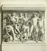 An illustration from Collection de sculptures antiques, grecques et romaines : trouvées a Rome dans les ruines des Palais de Neron, et de Marius .. (1755)