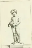 An illustration from Collection de sculptures antiques, grecques et romaines : trouvées a Rome dans les ruines des Palais de Neron, et de Marius .. (1755)