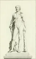 An illustration from Collection de sculptures antiques, grecques et romaines : trouvées a Rome dans les ruines des Palais de Neron, et de Marius .. (1755)