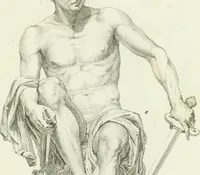 Picture 44 of 73 from Collection de sculptures antiques, grecques et romaines : trouvées a Rome dans les ruines des Palais de Neron, et de Marius .. (1755), leaf 96