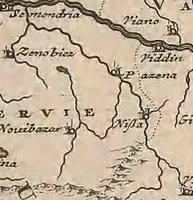 An illustration from A collection of maps of Europe, Asia, Africa, North America, and South America, circa 1700-1725, by Sr. Sanson, Guillieme de l'Isle, Peter Schenck, and others. [cartographic material] (1700)