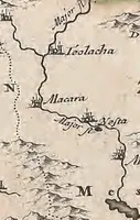 An illustration from A collection of maps of Europe, Asia, Africa, North America, and South America, circa 1700-1725, by Sr. Sanson, Guillieme de l'Isle, Peter Schenck, and others. [cartographic material] (1700)