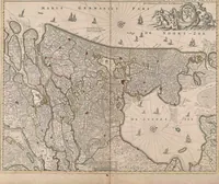 Picture 74 of 166 from A collection of maps of Europe, Asia, Africa, North America, and South America, circa 1700-1725, by Sr. Sanson, Guillieme de l'Isle, Peter Schenck, and others. [cartographic material] (1700), leaf 110