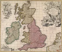 An illustration from A collection of maps of Europe, Asia, Africa, North America, and South America, circa 1700-1725, by Sr. Sanson, Guillieme de l'Isle, Peter Schenck, and others. [cartographic material] (1700)