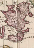 Picture 82 of 166 from A collection of maps of Europe, Asia, Africa, North America, and South America, circa 1700-1725, by Sr. Sanson, Guillieme de l'Isle, Peter Schenck, and others. [cartographic material] (1700), leaf 130