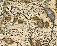 Picture 90 of 166 from A collection of maps of Europe, Asia, Africa, North America, and South America, circa 1700-1725, by Sr. Sanson, Guillieme de l'Isle, Peter Schenck, and others. [cartographic material] (1700), leaf 134