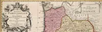 An illustration from A collection of maps of Europe, Asia, Africa, North America, and South America, circa 1700-1725, by Sr. Sanson, Guillieme de l'Isle, Peter Schenck, and others. [cartographic material] (1700)