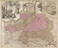 Picture 110 of 166 from A collection of maps of Europe, Asia, Africa, North America, and South America, circa 1700-1725, by Sr. Sanson, Guillieme de l'Isle, Peter Schenck, and others. [cartographic material] (1700), leaf 166