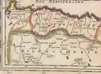 Picture 128 of 166 from A collection of maps of Europe, Asia, Africa, North America, and South America, circa 1700-1725, by Sr. Sanson, Guillieme de l'Isle, Peter Schenck, and others. [cartographic material] (1700), leaf 182