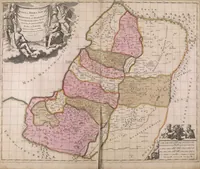 Picture 145 of 166 from A collection of maps of Europe, Asia, Africa, North America, and South America, circa 1700-1725, by Sr. Sanson, Guillieme de l'Isle, Peter Schenck, and others. [cartographic material] (1700), leaf 202