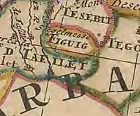 Picture 146 of 166 from A collection of maps of Europe, Asia, Africa, North America, and South America, circa 1700-1725, by Sr. Sanson, Guillieme de l'Isle, Peter Schenck, and others. [cartographic material] (1700), leaf 206