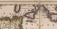 Picture 149 of 166 from A collection of maps of Europe, Asia, Africa, North America, and South America, circa 1700-1725, by Sr. Sanson, Guillieme de l'Isle, Peter Schenck, and others. [cartographic material] (1700), leaf 210