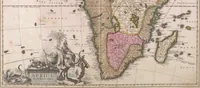 Picture 153 of 166 from A collection of maps of Europe, Asia, Africa, North America, and South America, circa 1700-1725, by Sr. Sanson, Guillieme de l'Isle, Peter Schenck, and others. [cartographic material] (1700), leaf 210