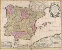 Picture 30 of 166 from A collection of maps of Europe, Asia, Africa, North America, and South America, circa 1700-1725, by Sr. Sanson, Guillieme de l'Isle, Peter Schenck, and others. [cartographic material] (1700), leaf 22