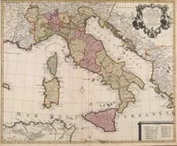 Picture 34 of 166 from A collection of maps of Europe, Asia, Africa, North America, and South America, circa 1700-1725, by Sr. Sanson, Guillieme de l'Isle, Peter Schenck, and others. [cartographic material] (1700), leaf 30