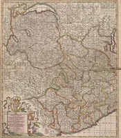 Picture 37 of 166 from A collection of maps of Europe, Asia, Africa, North America, and South America, circa 1700-1725, by Sr. Sanson, Guillieme de l'Isle, Peter Schenck, and others. [cartographic material] (1700), leaf 38