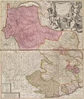 Picture 39 of 166 from A collection of maps of Europe, Asia, Africa, North America, and South America, circa 1700-1725, by Sr. Sanson, Guillieme de l'Isle, Peter Schenck, and others. [cartographic material] (1700), leaf 42