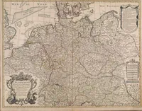 Picture 42 of 166 from A collection of maps of Europe, Asia, Africa, North America, and South America, circa 1700-1725, by Sr. Sanson, Guillieme de l'Isle, Peter Schenck, and others. [cartographic material] (1700), leaf 54