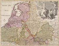 Picture 48 of 166 from A collection of maps of Europe, Asia, Africa, North America, and South America, circa 1700-1725, by Sr. Sanson, Guillieme de l'Isle, Peter Schenck, and others. [cartographic material] (1700), leaf 66