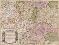 Picture 50 of 166 from A collection of maps of Europe, Asia, Africa, North America, and South America, circa 1700-1725, by Sr. Sanson, Guillieme de l'Isle, Peter Schenck, and others. [cartographic material] (1700), leaf 70