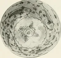 An illustration from A collection of ancient Chinese and Persian porcelain and pottery, Persian miniature paintings, books and manuscripts, consigned on account of the European war; also snuff bottles, jades and antique cloisonné enamels from another collector. To be sold ... May 4th, 5th, 6th, 7th and 8th, 1915 .. (1915)
