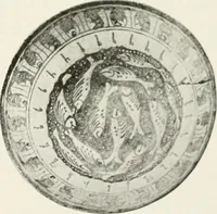 An illustration from A collection of ancient Chinese and Persian porcelain and pottery, Persian miniature paintings, books and manuscripts, consigned on account of the European war; also snuff bottles, jades and antique cloisonné enamels from another collector. To be sold ... May 4th, 5th, 6th, 7th and 8th, 1915 .. (1915)
