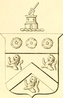 An illustration from A collection of armorial bearings, inscriptions, etc., in the Church of St. Nicholas, Newcastle on Tyne, and chapelries of Gosforth & Cramlington, Northumberland. To which is prefixed a historical account of the Church of St. Nicholas (1820)