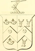 An illustration from A collection of armorial bearings, inscriptions, etc., in the Church of St. Nicholas, Newcastle on Tyne, and chapelries of Gosforth & Cramlington, Northumberland. To which is prefixed a historical account of the Church of St. Nicholas (1820)