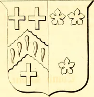 An illustration from A collection of armorial bearings, inscriptions, etc., in the Church of St. Nicholas, Newcastle on Tyne, and chapelries of Gosforth & Cramlington, Northumberland. To which is prefixed a historical account of the Church of St. Nicholas (1820)