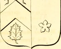 An illustration from A collection of armorial bearings, inscriptions, etc., in the Church of St. Nicholas, Newcastle on Tyne, and chapelries of Gosforth & Cramlington, Northumberland. To which is prefixed a historical account of the Church of St. Nicholas (1820)