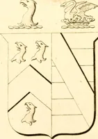 An illustration from A collection of armorial bearings, inscriptions, etc., in the Church of St. Nicholas, Newcastle on Tyne, and chapelries of Gosforth & Cramlington, Northumberland. To which is prefixed a historical account of the Church of St. Nicholas (1820)