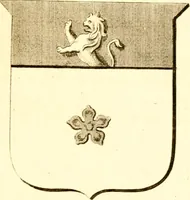 An illustration from A collection of armorial bearings, inscriptions, etc., in the Church of St. Nicholas, Newcastle on Tyne, and chapelries of Gosforth & Cramlington, Northumberland. To which is prefixed a historical account of the Church of St. Nicholas (1820)