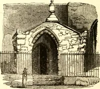 An illustration from A collection of armorial bearings, inscriptions, etc., in the Church of St. Nicholas, Newcastle on Tyne, and chapelries of Gosforth & Cramlington, Northumberland. To which is prefixed a historical account of the Church of St. Nicholas (1820)