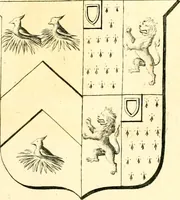 An illustration from A collection of armorial bearings, inscriptions, etc., in the Church of St. Nicholas, Newcastle on Tyne, and chapelries of Gosforth & Cramlington, Northumberland. To which is prefixed a historical account of the Church of St. Nicholas (1820)