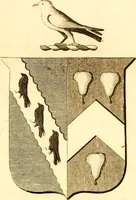 An illustration from A collection of armorial bearings, inscriptions, etc., in the Church of St. Nicholas, Newcastle on Tyne, and chapelries of Gosforth & Cramlington, Northumberland. To which is prefixed a historical account of the Church of St. Nicholas (1820)