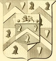 An illustration from A collection of armorial bearings, inscriptions, etc., in the Church of St. Nicholas, Newcastle on Tyne, and chapelries of Gosforth & Cramlington, Northumberland. To which is prefixed a historical account of the Church of St. Nicholas (1820)
