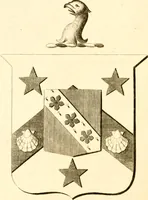 An illustration from A collection of armorial bearings, inscriptions, etc., in the Church of St. Nicholas, Newcastle on Tyne, and chapelries of Gosforth & Cramlington, Northumberland. To which is prefixed a historical account of the Church of St. Nicholas (1820)