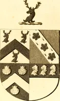 An illustration from A collection of armorial bearings, inscriptions, etc., in the Church of St. Nicholas, Newcastle on Tyne, and chapelries of Gosforth & Cramlington, Northumberland. To which is prefixed a historical account of the Church of St. Nicholas (1820)
