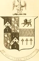 An illustration from A collection of armorial bearings, inscriptions, etc., in the Church of St. Nicholas, Newcastle on Tyne, and chapelries of Gosforth & Cramlington, Northumberland. To which is prefixed a historical account of the Church of St. Nicholas (1820)