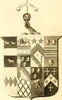An illustration from A collection of armorial bearings, inscriptions, etc., in the Church of St. Nicholas, Newcastle on Tyne, and chapelries of Gosforth & Cramlington, Northumberland. To which is prefixed a historical account of the Church of St. Nicholas (1820)