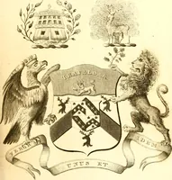An illustration from A collection of armorial bearings, inscriptions, etc., in the Church of St. Nicholas, Newcastle on Tyne, and chapelries of Gosforth & Cramlington, Northumberland. To which is prefixed a historical account of the Church of St. Nicholas (1820)