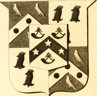 An illustration from A collection of armorial bearings, inscriptions, etc., in the Church of St. Nicholas, Newcastle on Tyne, and chapelries of Gosforth & Cramlington, Northumberland. To which is prefixed a historical account of the Church of St. Nicholas (1820)
