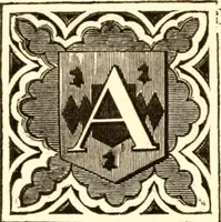 An illustration from A collection of armorial bearings, inscriptions, etc., in the Church of St. Nicholas, Newcastle on Tyne, and chapelries of Gosforth & Cramlington, Northumberland. To which is prefixed a historical account of the Church of St. Nicholas (1820)
