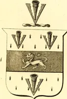 An illustration from A collection of armorial bearings, inscriptions, etc., in the Church of St. Nicholas, Newcastle on Tyne, and chapelries of Gosforth & Cramlington, Northumberland. To which is prefixed a historical account of the Church of St. Nicholas (1820)