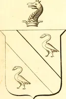 An illustration from A collection of armorial bearings, inscriptions, etc., in the Church of St. Nicholas, Newcastle on Tyne, and chapelries of Gosforth & Cramlington, Northumberland. To which is prefixed a historical account of the Church of St. Nicholas (1820)