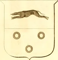 An illustration from A collection of armorial bearings, inscriptions, etc., in the Church of St. Nicholas, Newcastle on Tyne, and chapelries of Gosforth & Cramlington, Northumberland. To which is prefixed a historical account of the Church of St. Nicholas (1820)