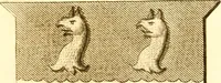 An illustration from A collection of armorial bearings, inscriptions, etc., in the Church of St. Nicholas, Newcastle on Tyne, and chapelries of Gosforth & Cramlington, Northumberland. To which is prefixed a historical account of the Church of St. Nicholas (1820)